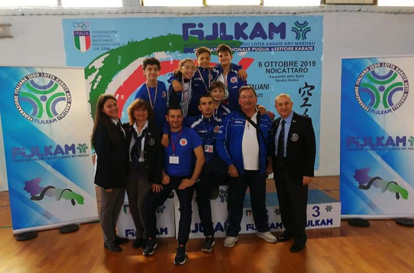  Campionati Italiani esordienti di kumite karate Fijlkam