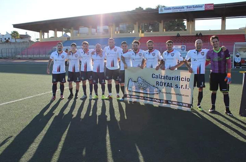Canusium calcio: il derby è dei rossoblu che vincono grazie ai gol di Di Giovinazzo e Laluce