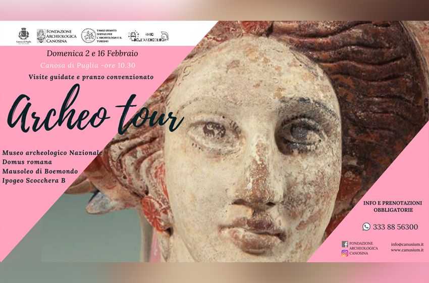  Archeo tour a Canosa nei prossimi week end