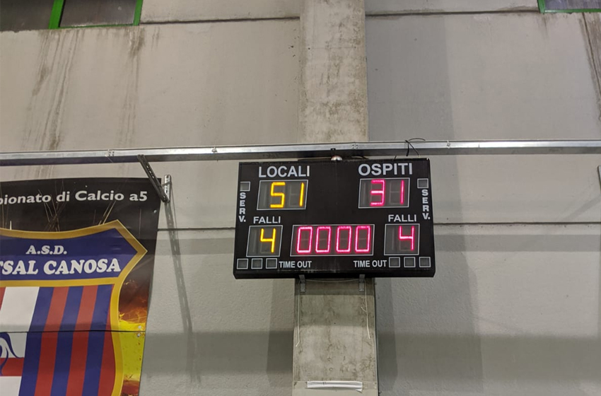  Appena conclusa la gara tra la Pol ASD Canusium Basket/Basket Apricena, Campionato under 13